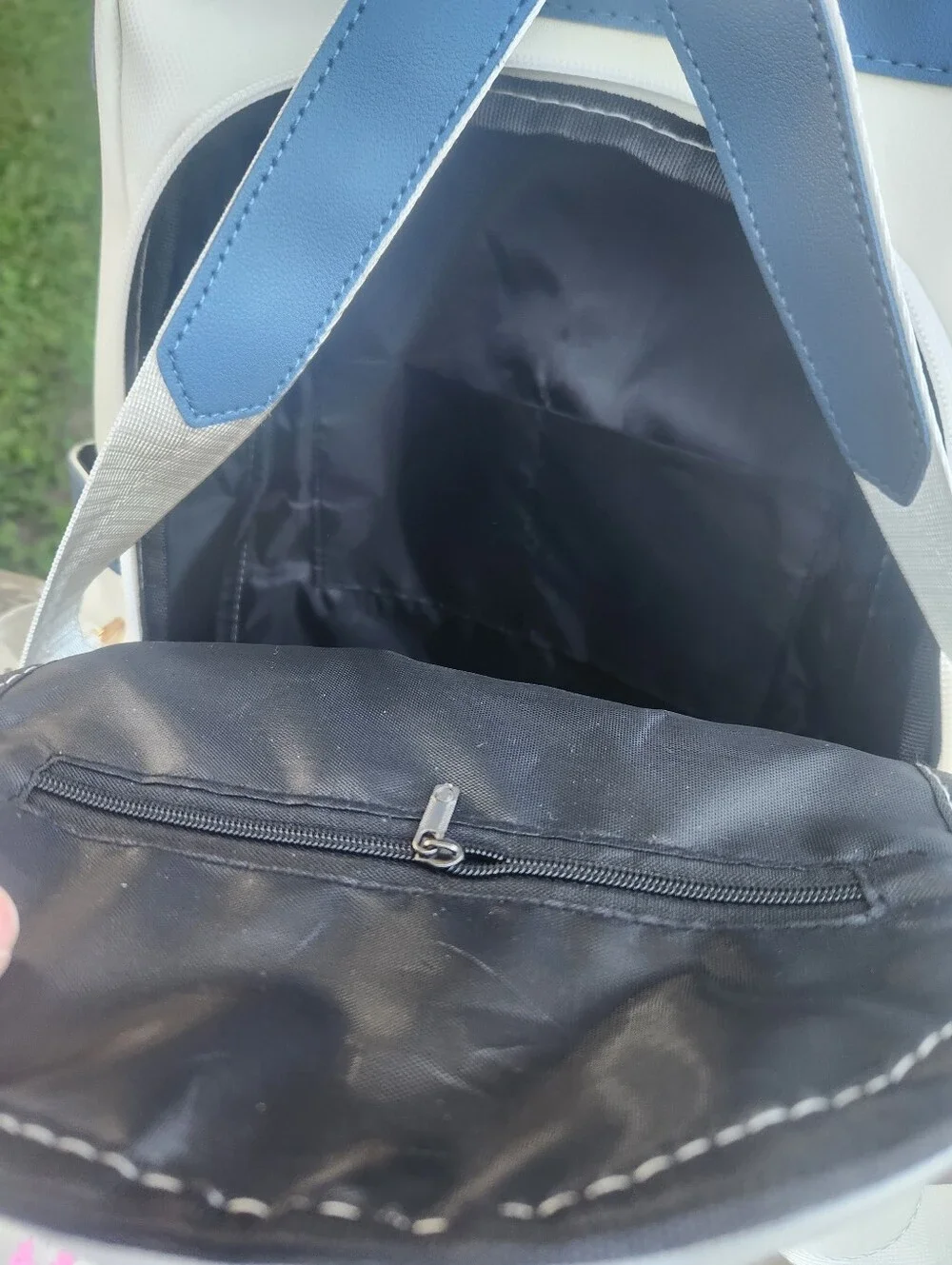 Harry Potter White and Blue Character Backpack By Warner Bros. EUC